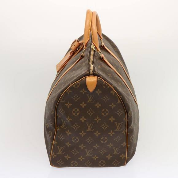 LOUIS VUITTON Monogram Keepall 50 Boston Bag M41426 LV Auth 68881 - Picture 3 of 16